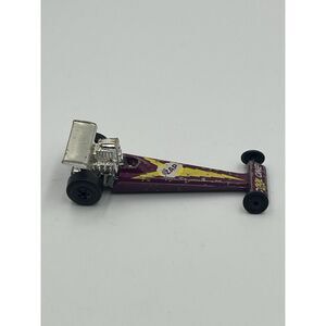 Vtg Hot‎ Wheels 1975 Redline Cool One Zap Dragster Hong Kong Base Purple